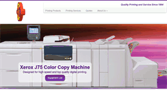 Desktop Screenshot of prideprintingco.com